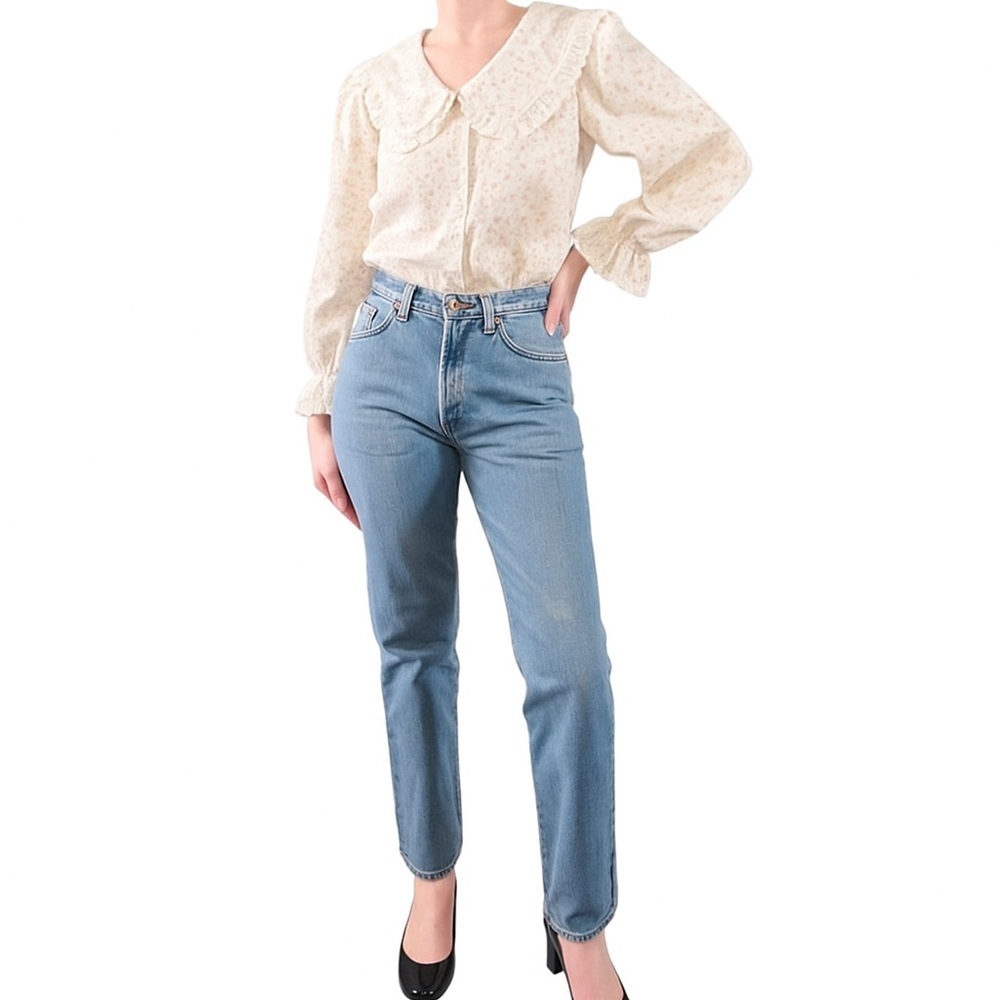 Vintage Levi's 512 Mom Jeans 9 90s High Rise Tapered Denim Retro Fit Grunge